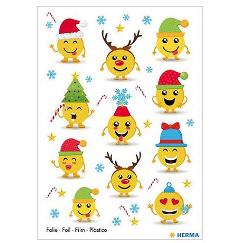 Christmas Emojis Stickers - 15234 Pack of Fun Holiday Decals for DIY Crafts, Scrapbooking, Gift Wrapping & Party Decorations