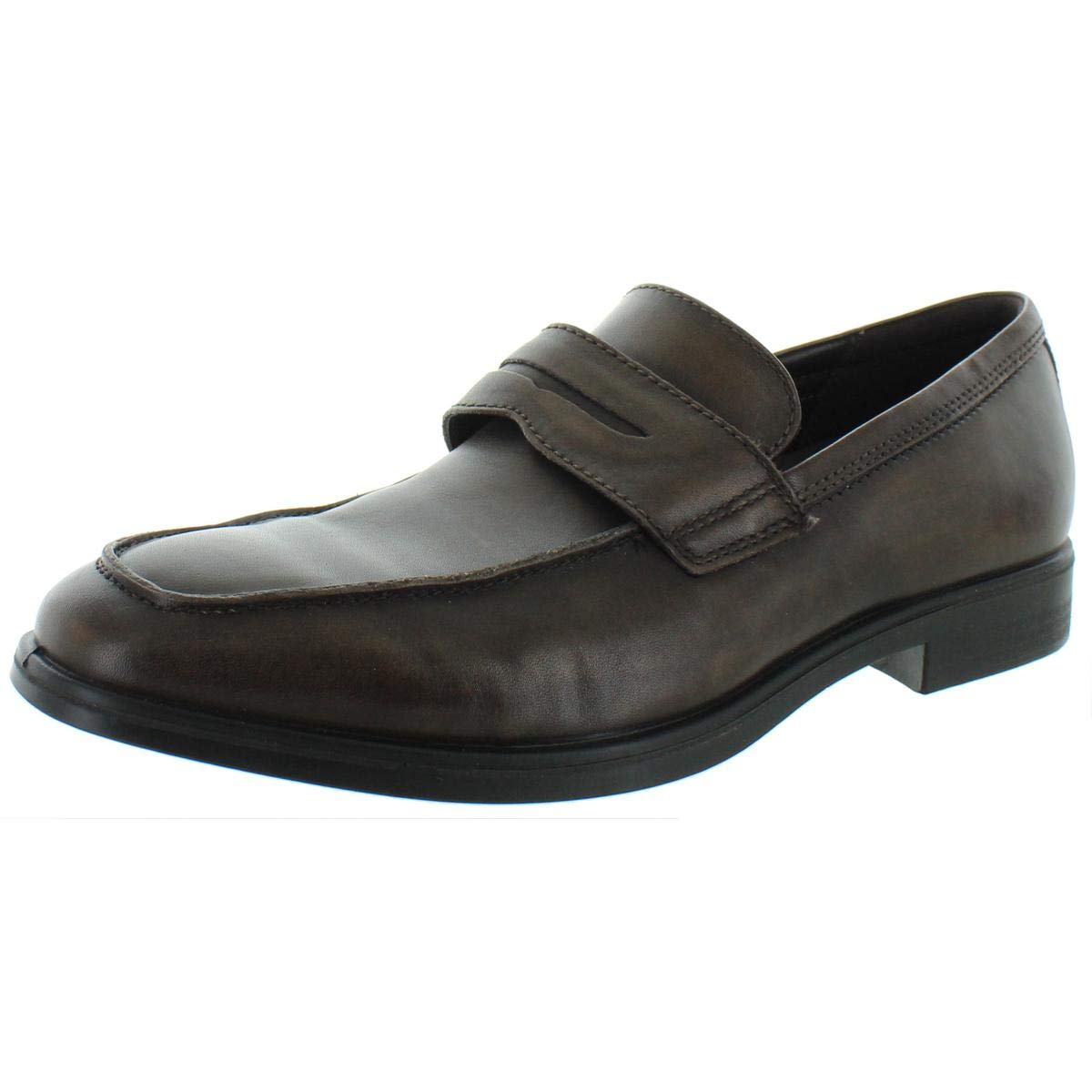 ECCO Men's Melbourne Loafers - Comfortable Slip-On Dress Shoes for Business & Casual Wear | Premium Leather, Cushioned Footbed | Ideal for Office, Travel & Everyday Use