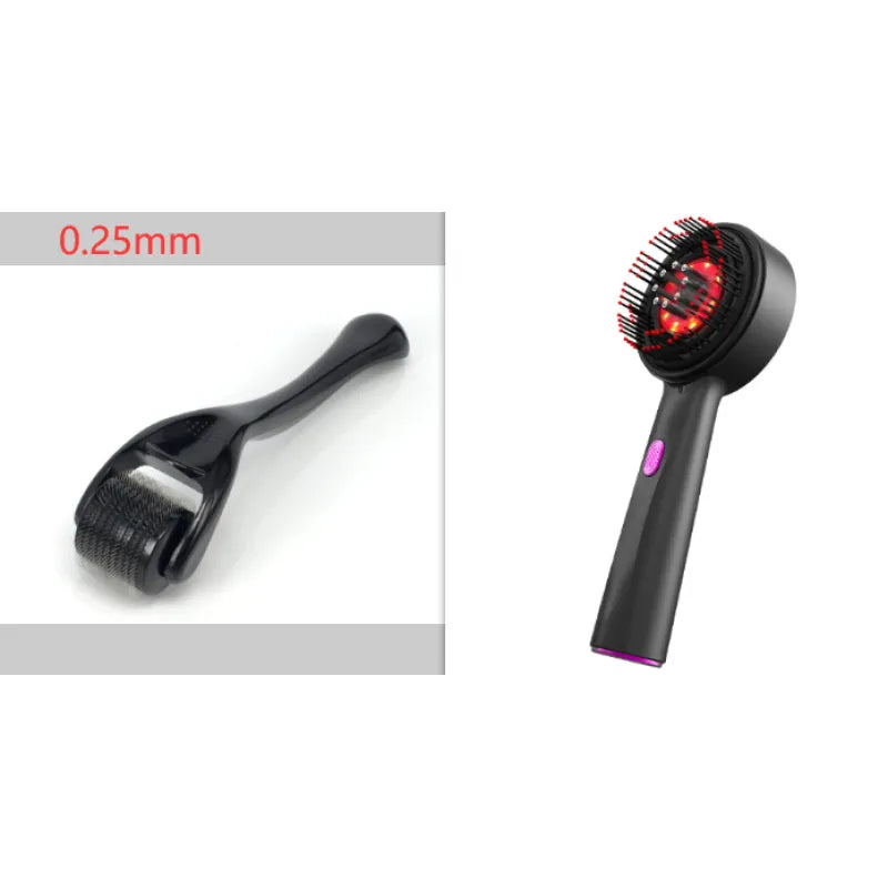Electric Scalp Massage Comb for Hair Growth & Relaxation - Rechargeable Head Massager for Stress Relief & Improved Blood Circulation - Perfect for Home, Office & Travel Use