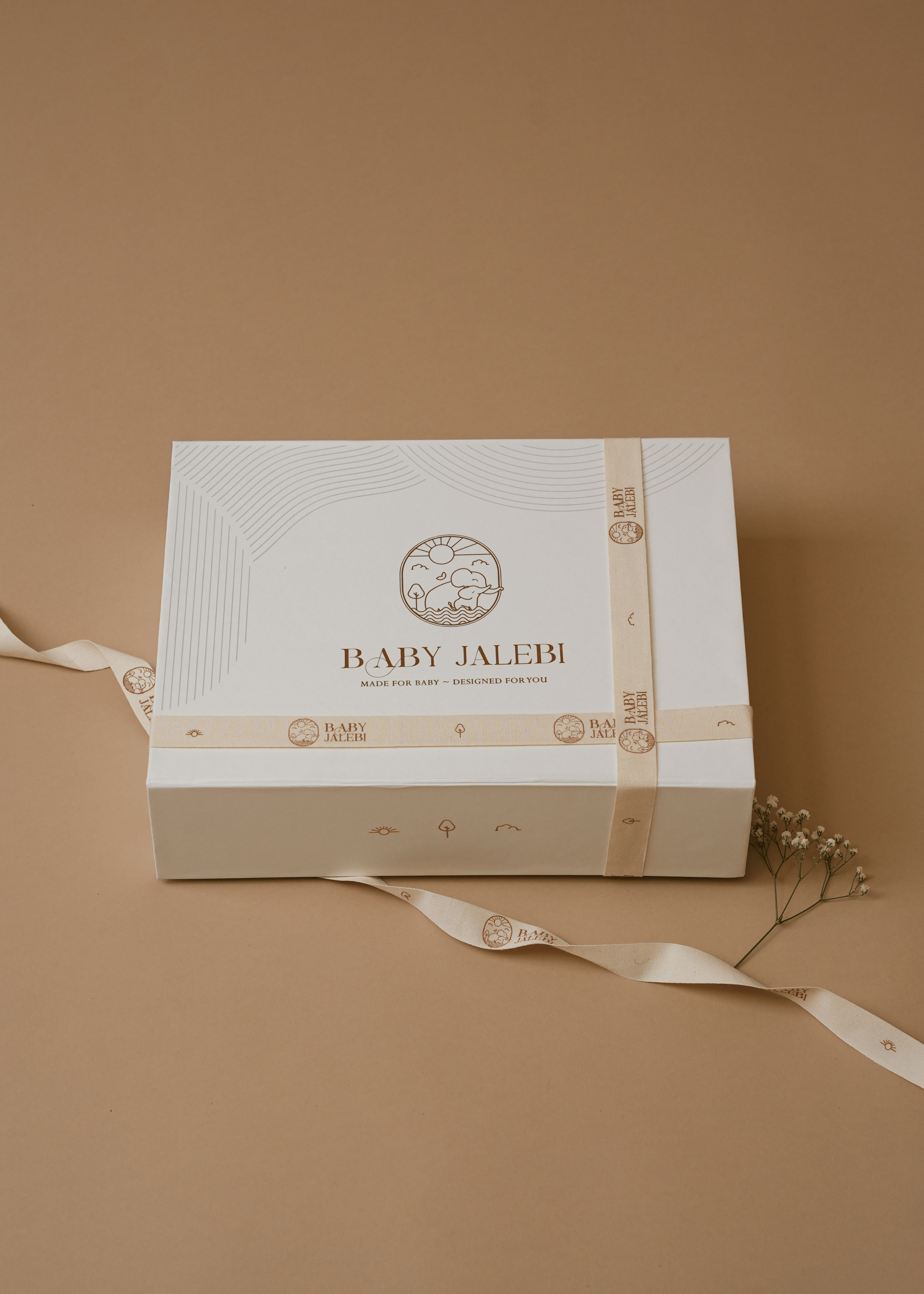 Sayuri Welcome Baby Box - Newborn Gift Set for Baby Shower, Gender Neutral Baby Essentials | Perfect for Nursery, Hospital, and First-Time Parents