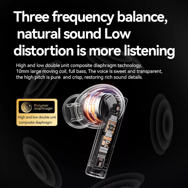 Sanag T39S Pro Wireless Bluetooth Earbuds with Noise Cancelling, Hi-Fi Stereo Sound, 30H Playtime for Running, Gym, Workout, Commuting & Travel