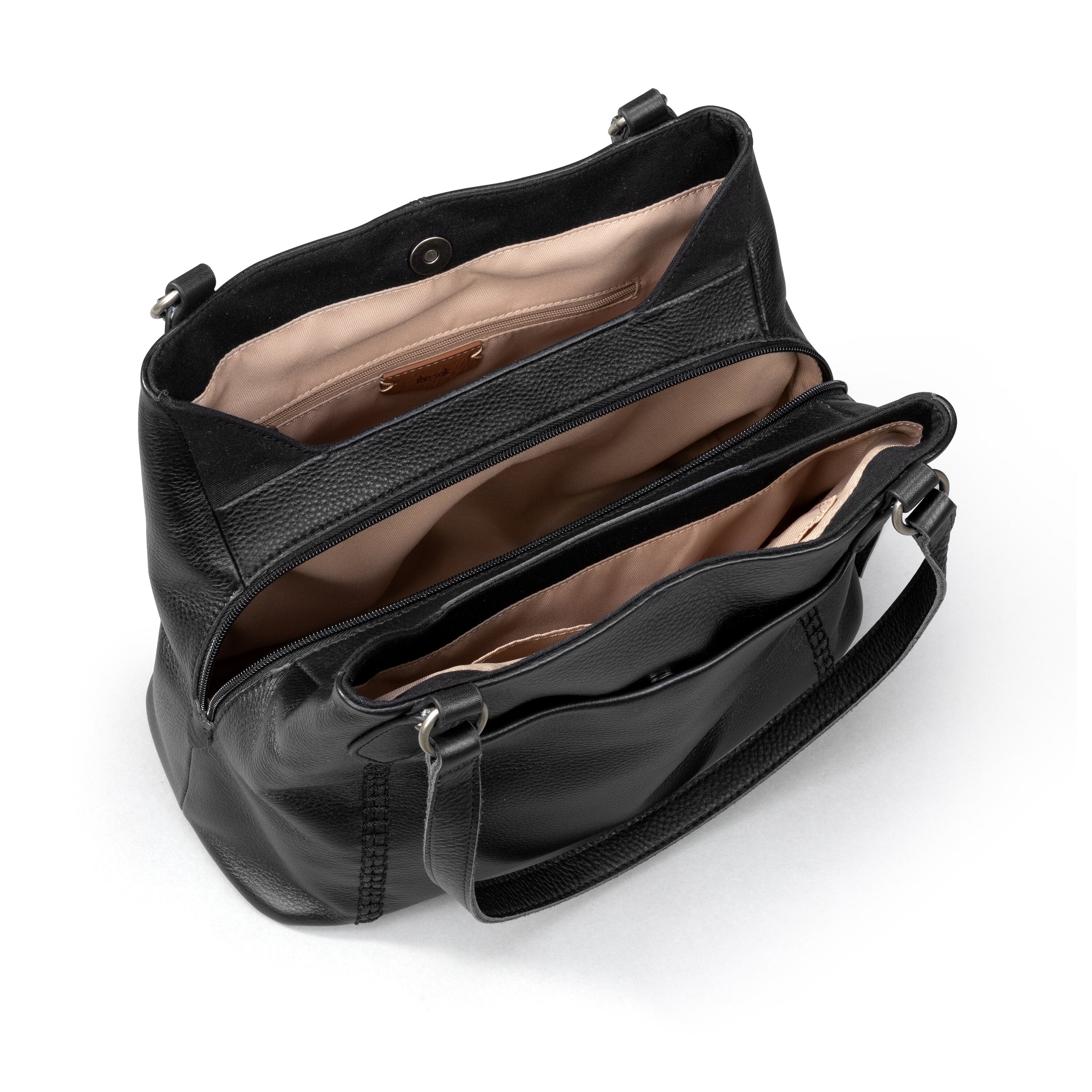 Melrose Genuine Leather Satchel Bag for Women - Stylish Crossbody Purse for Work, Travel & Everyday Use