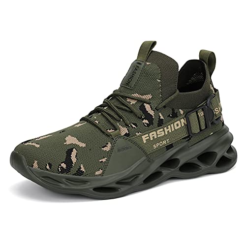 Men's Athletic Walking Running Tennis Shoes - Lightweight Fashion Sneakers for Gym, Workout & Casual Wear | Comfortable & Durable for Daily Use