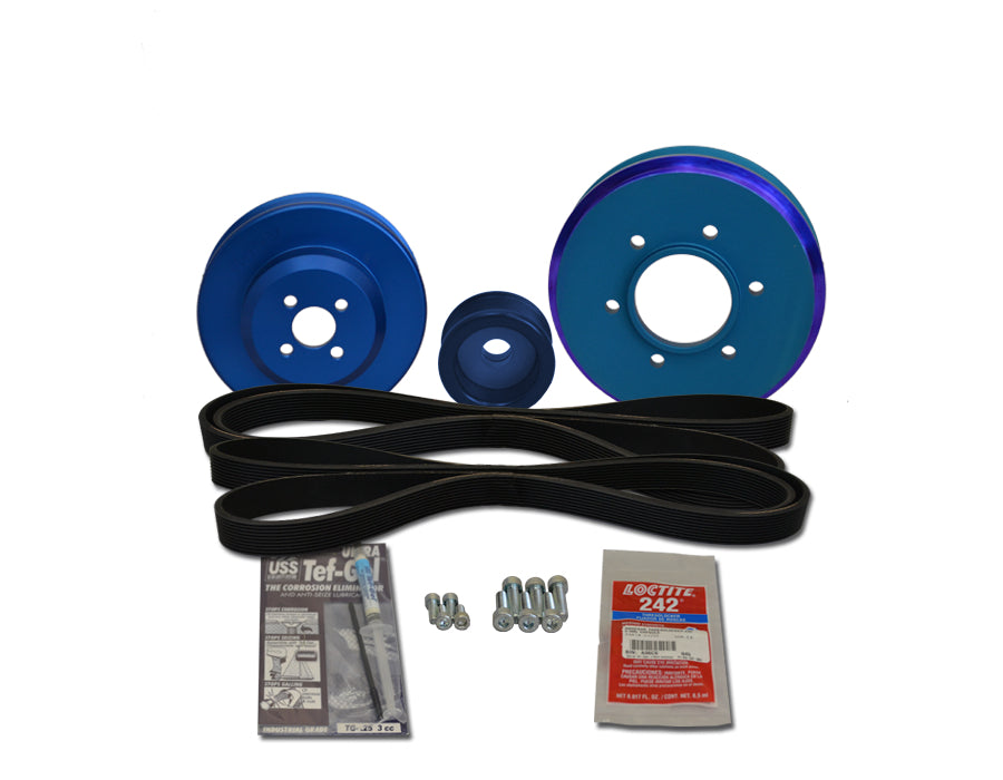 Yanmar Serpentine Pulley Kit for 4JH4HTE, TE, DTE Engines - High-Performance Replacement Part for Marine & Industrial Use