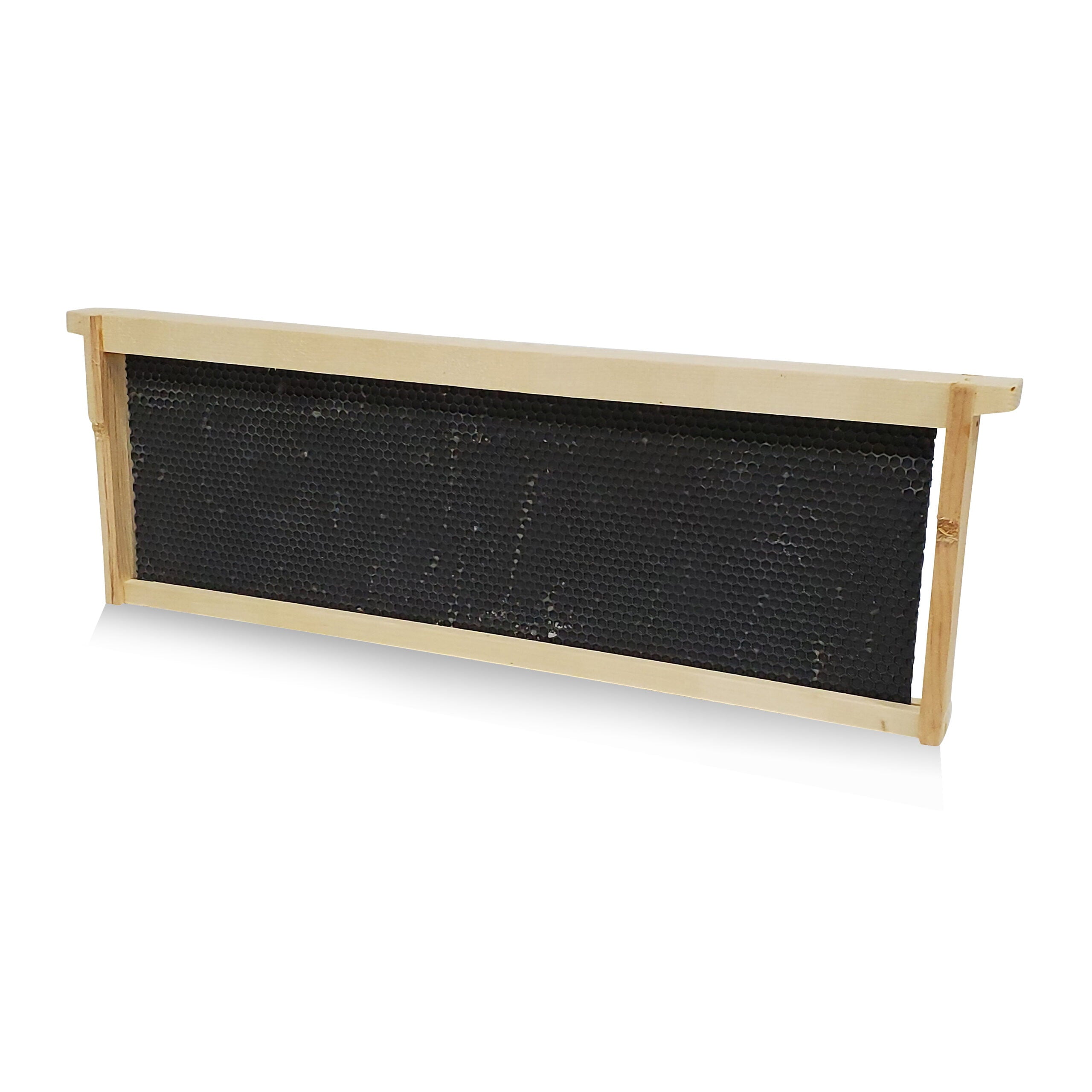 Premium Wood Frame with Double Beeswax Coating - Ready-to-Use for Beekeeping & Honey Production | Durable Assembled Hive Foundation for Backyard & Commercial Apiaries