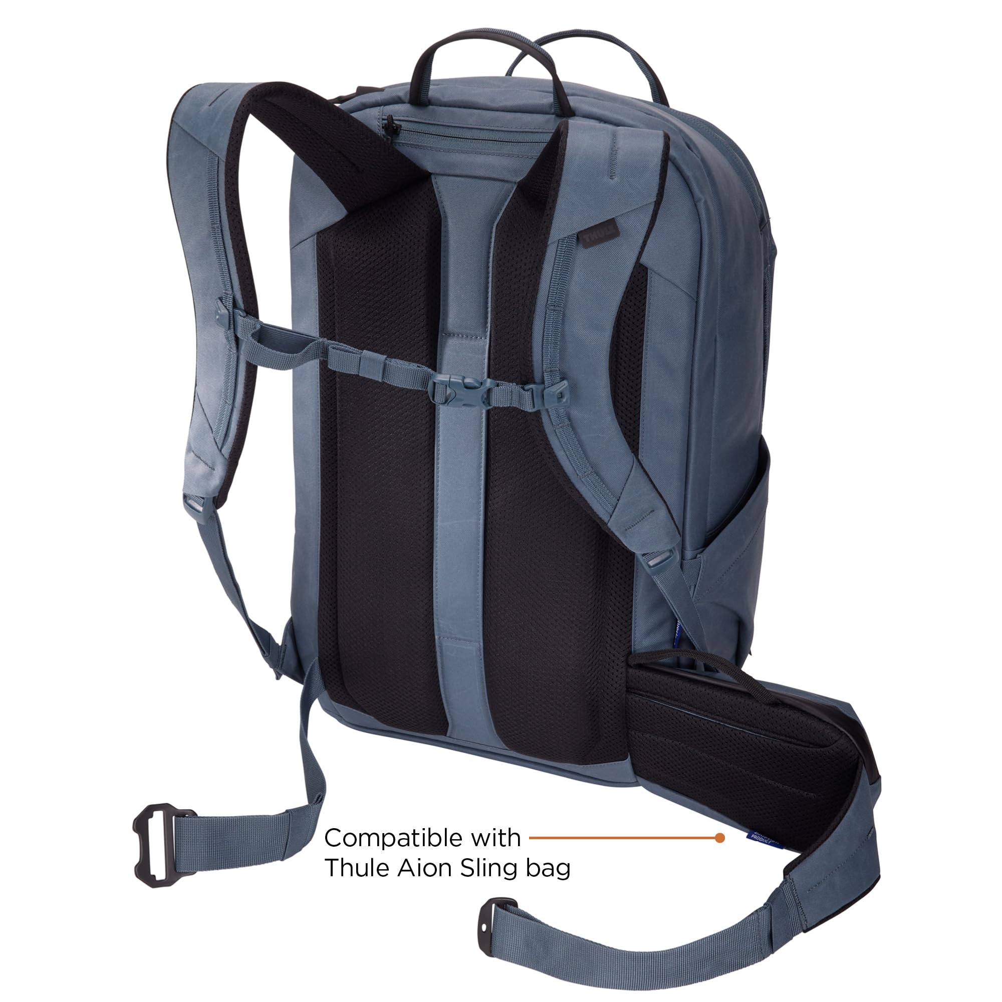 Thule Aion Backpack - Durable Waterproof Laptop Backpack for Travel & Commuting - 28L Capacity with Padded Laptop Compartment - Perfect for Work, School & Outdoor Adventures