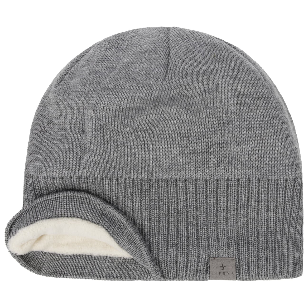 Lierys Fine Rip Merino Wool Beanie for Men & Women - Soft Warm Winter Hat for Skiing, Hiking & Outdoor Activities