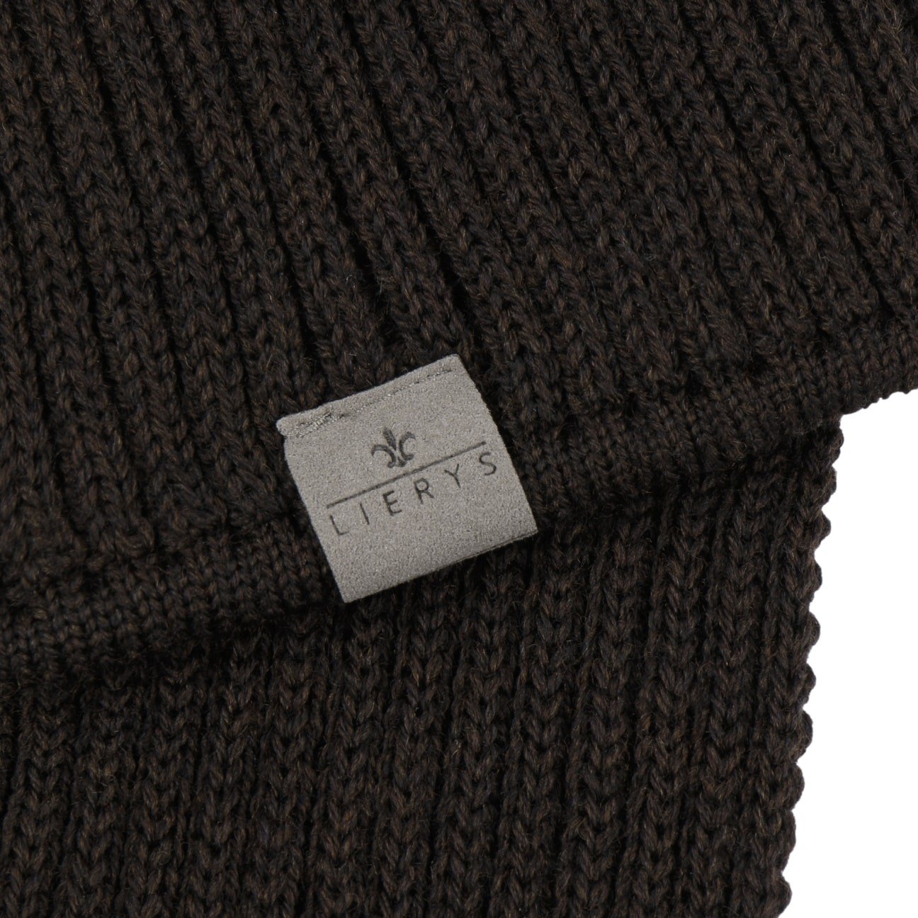 Lierys Premium Merino Wool Rib Scarf - Soft & Warm Winter Accessory for Men & Women - Perfect for Cold Weather, Outdoor Activities & Fashion Styling