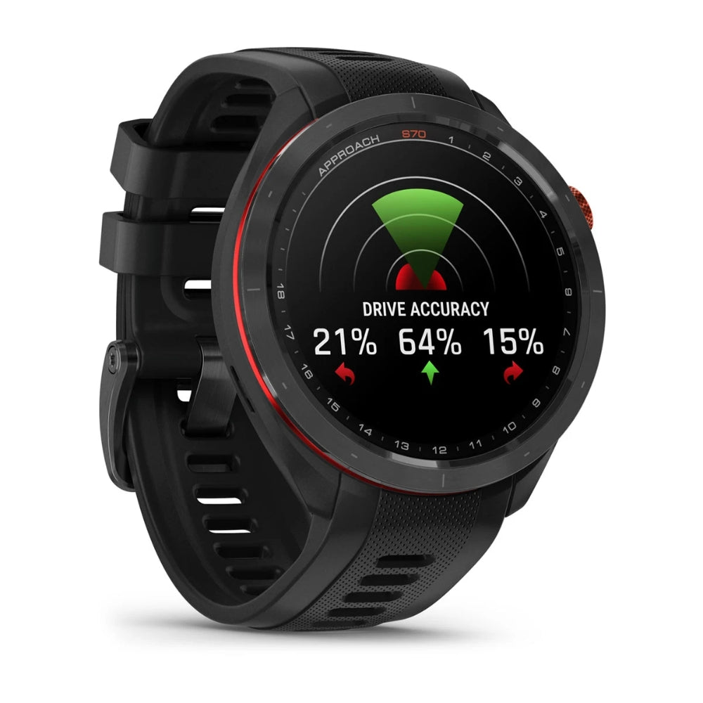 Garmin Approach S70 Premium Golf GPS Watch with Fitness Tracking - Accurate Yardages, Swing Analysis & Heart Rate Monitor for Golfers & Outdoor Enthusiasts