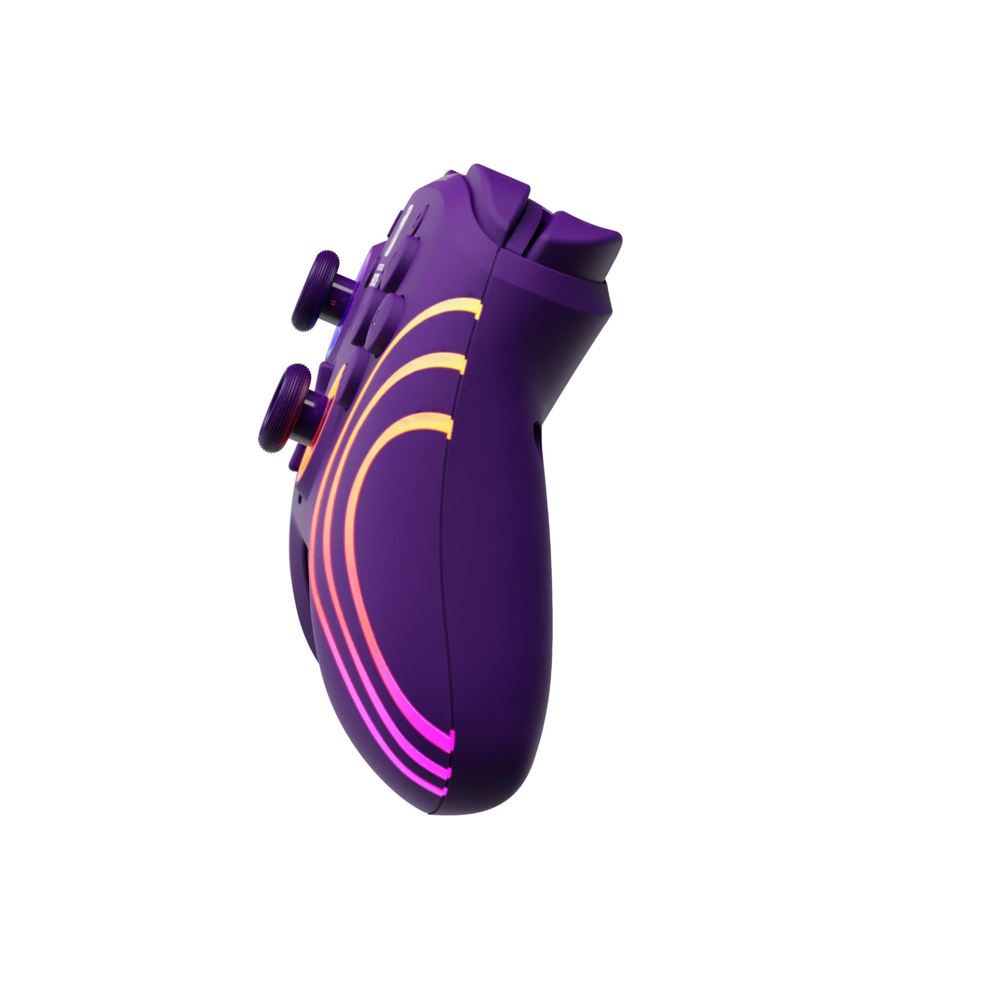 Afterglow Wave Wireless Controller for Nintendo Switch - Purple | Ergonomic Design, Motion Controls, HD Rumble | Perfect for Gaming at Home or On-The-Go