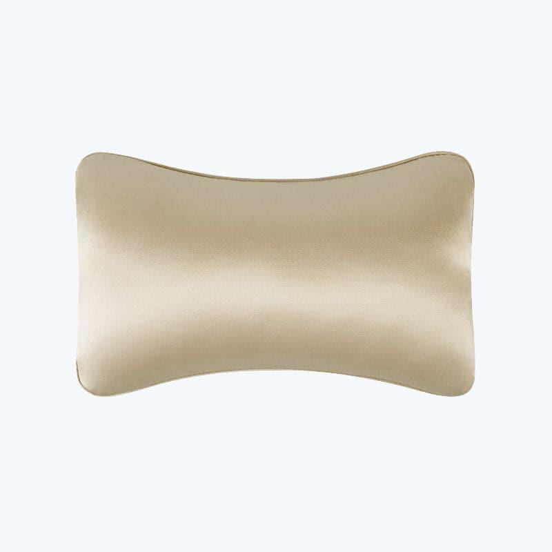 Luxury European Silk Car Headrest Neck Pillow - Soft Travel Pillow for Neck Support, Comfortable & Breathable - Perfect for Long Drives, Road Trips & Airplane Travel