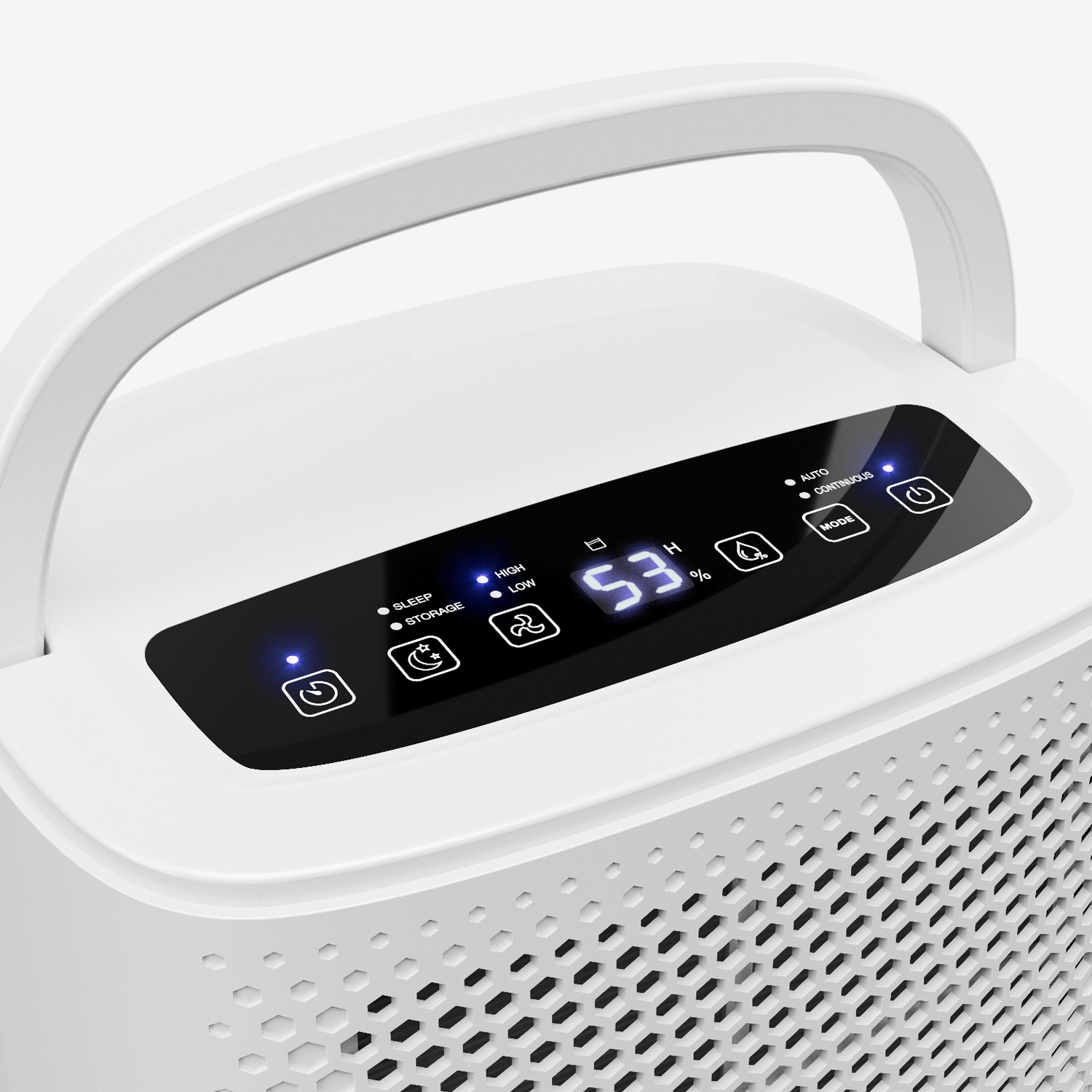 12L Dehumidifier with Built-in Humidistat - Powerful Moisture Removal for Basements, Bedrooms & Small Spaces - Perfect for Home, Office, and RV Use