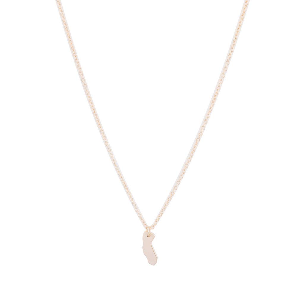 HONEYCAT California Necklace - Minimalist & Delicate Jewelry in Gold, Rose Gold or Silver | Perfect for Everyday Wear, Gifts & Special Occasions