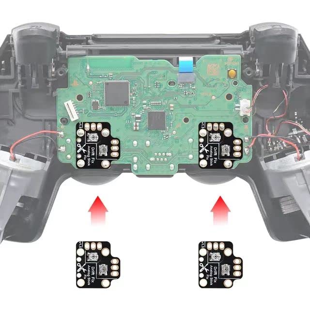 ARMADIO LR Analog Stick Drift Replacement Kit for PS5 Controller - Compatible with PlayStation 5 Joystick Repair & Calibration Module - Fix Sticky/Drifting Issues for Gaming, FPS & Racing Games