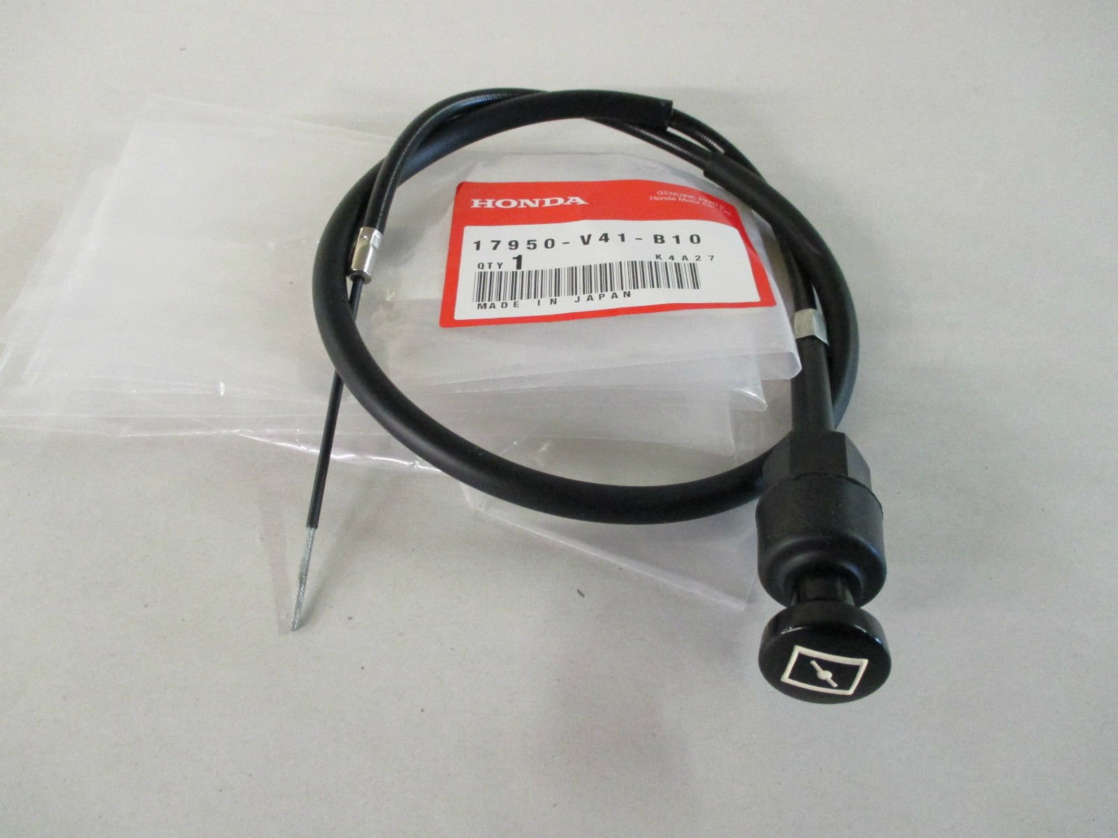 **Honda 17950-V41-B10 Choke Cable - Genuine OEM Replacement Part for Smooth Engine Performance - Ideal for Honda Motorcycles, ATVs, and Small Engines**