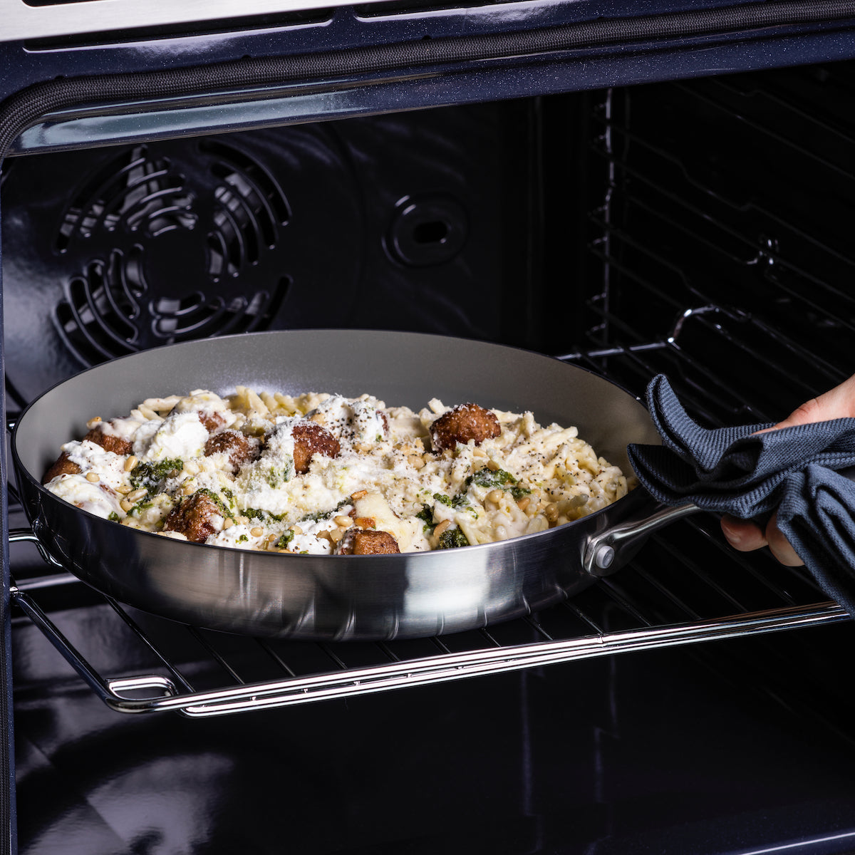 Premium Chatham Stainless Steel 8 & 10-Inch Fry Pan Set - Nonstick Cookware for Professional & Home Cooking - Perfect for Sautéing, Frying & Stir-Frying