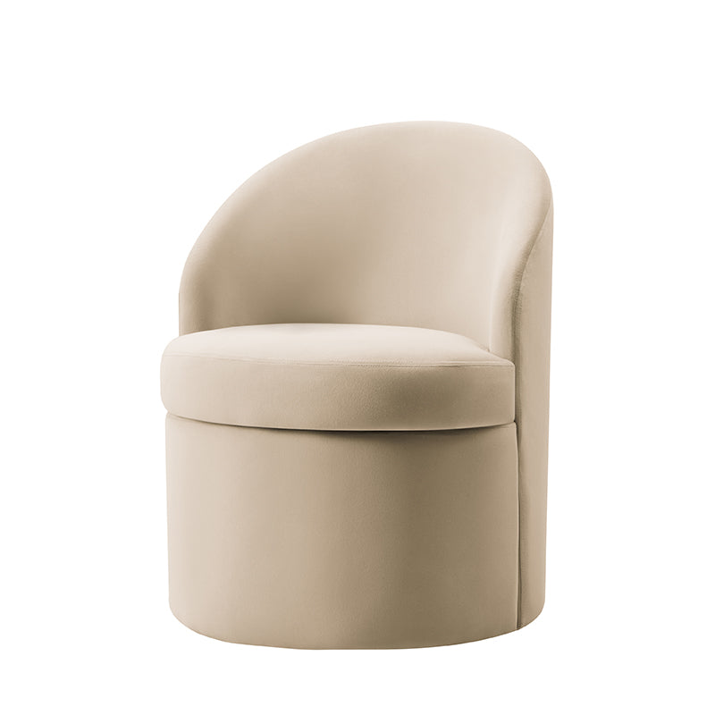 Elegant Vanity Chair with Storage - Upholstered Makeup Stool with Hidden Compartment for Bedroom, Dressing Room & Beauty Salon - Perfect for Cosmetics, Jewelry & Accessories Organization