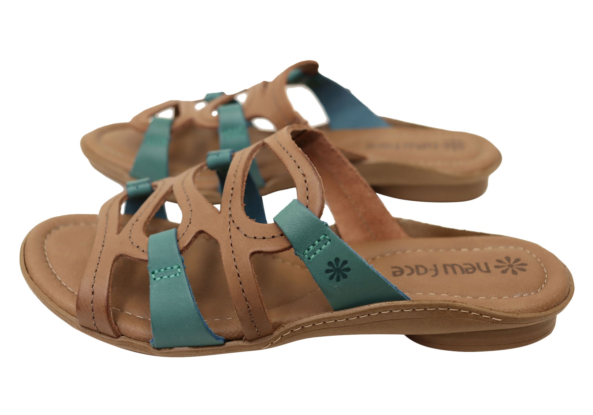 Kestral Women's Comfort Leather Slides Sandals - Soft & Supportive Brazilian-Made Summer Shoes for Beach, Pool & Casual Wear