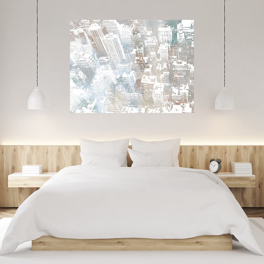 Empire View I - Horizontal Fine Art Canvas Wall Decor by Dan Meneely | 46x35 Inch Ready-to-Hang Painting for Living Room, Bedroom, Office & More | Modern Home & Office Wall Art for Interior Design