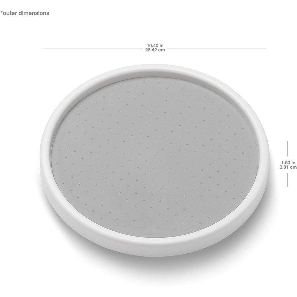 Madesmart 12-Inch White Turntable - High-Quality Vinyl Record Player for Home & Office Use - Perfect for Music Lovers & DJs