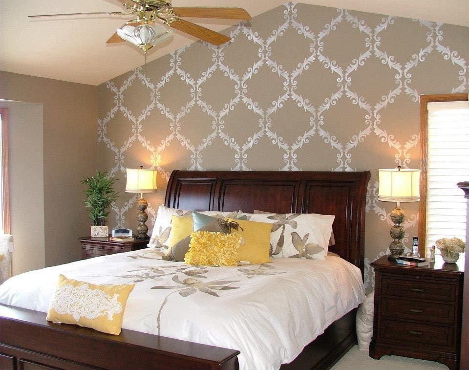 Acanthus Trellis Wall Stencil - Reusable DIY Decorative Painting Template for Home & Garden Décor | Perfect for Walls, Furniture, and Fabric Projects