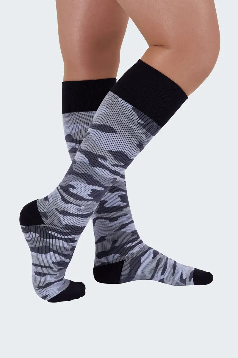 Medi Rejuva Camo Compression Stocking 20-30 mmHg for Women & Men - Medical Grade Support for Varicose Veins, Swelling, Circulation - Perfect for Travel, Work, Sports Recovery