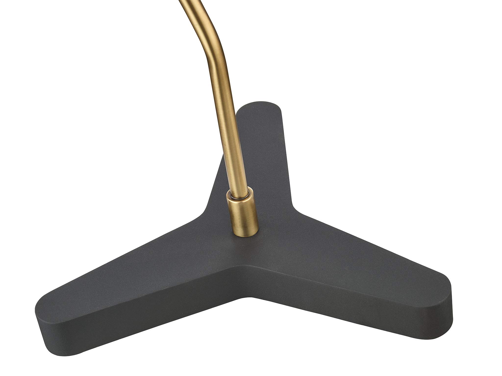 Halvard Modern Gray Metal Floor Lamp - Adjustable Reading Light for Living Room & Bedroom - Durable Commercial Grade Lighting - Perfect for Cozy Reading Nooks & Home Office Spaces
