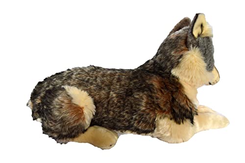 20 Inch Grey Wolf Plush Stuffed Animal - Realistic Timber Wolf Toy for Kids, Home Decor, Nursery, and Gift Giving | Soft & Cuddly Wolf Stuffed Animal for Bedroom, Living Room, or Office