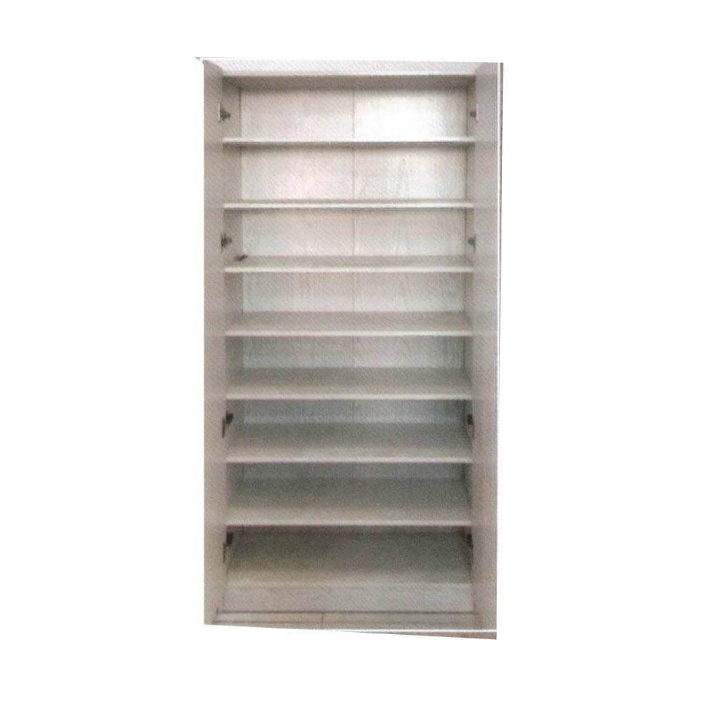 Jimene White Tall Shoe Cabinet - 6-Tier Shoe Organizer with Doors, Modern Entryway Storage for Shoes, Boots & Accessories - Perfect for Hallway, Closet & Bedroom Organization