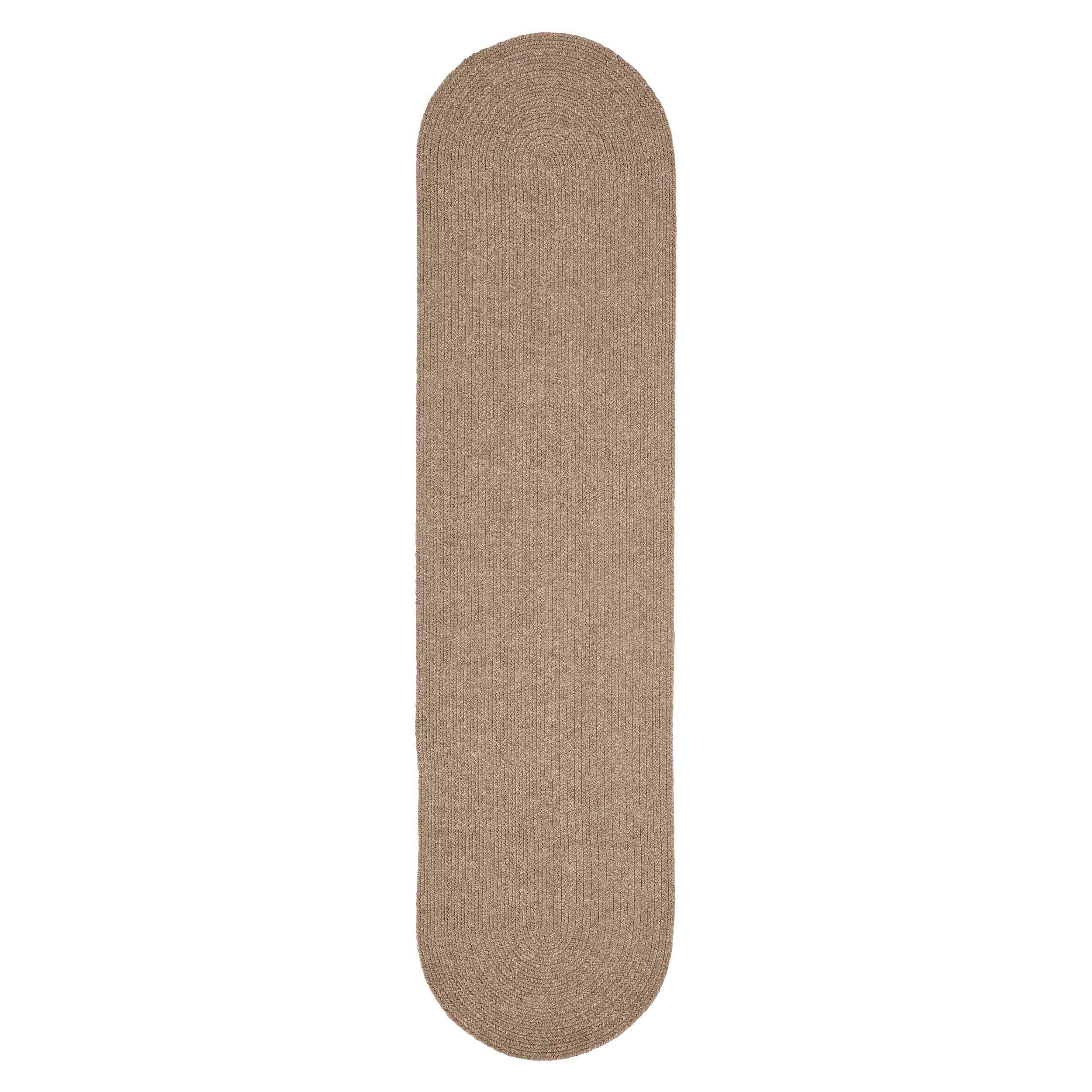 Classic Braided Area Rug - Non-Slip Indoor/Outdoor Oval Rug for Living Room, Bedroom, Patio & Deck - Soft & Durable Home Decor