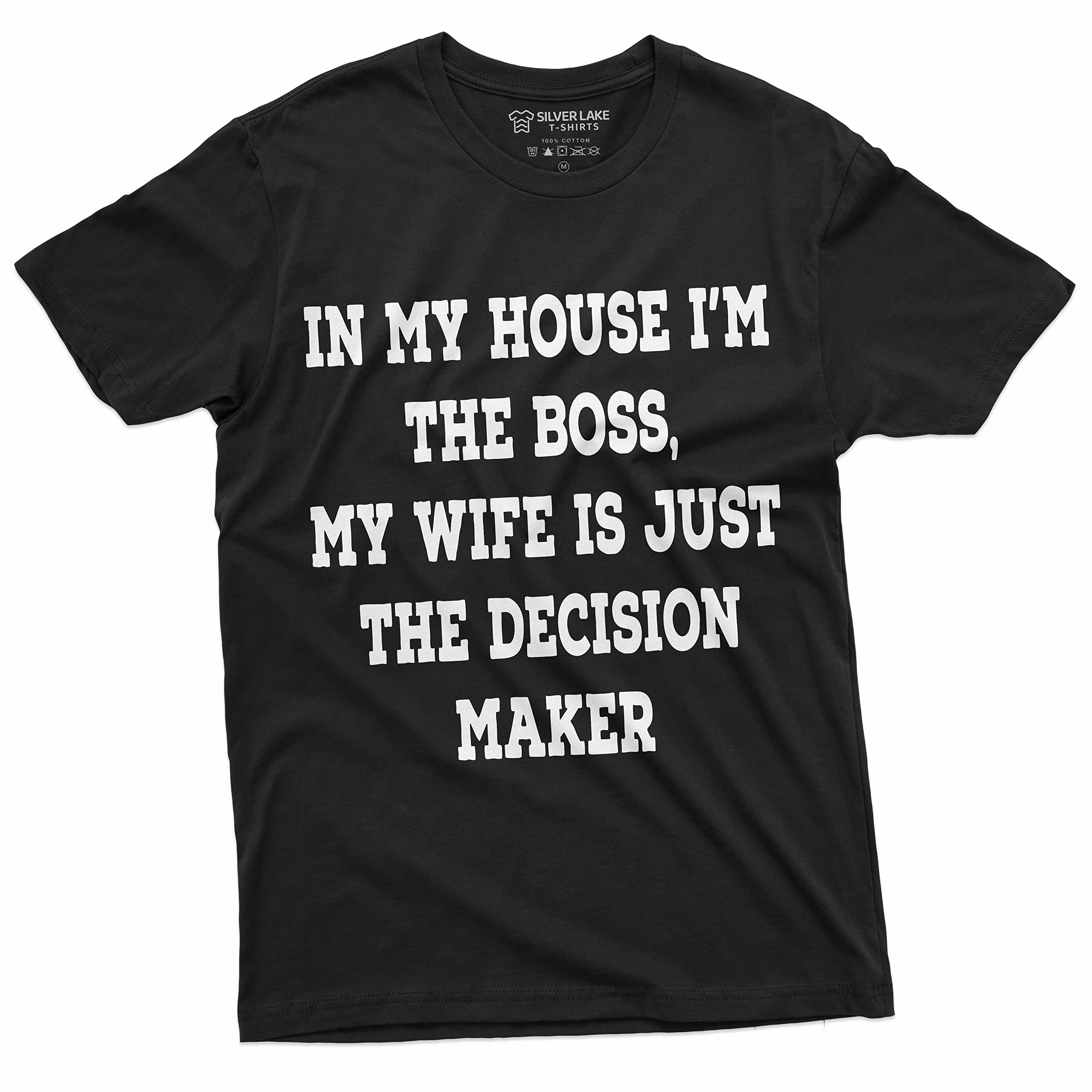 Funny 'I Am The Boss' T-Shirt for Men - Cool Husband Gift Idea for Birthday & Anniversary - Perfect for Casual Wear, Office Humor & Couples Gifts