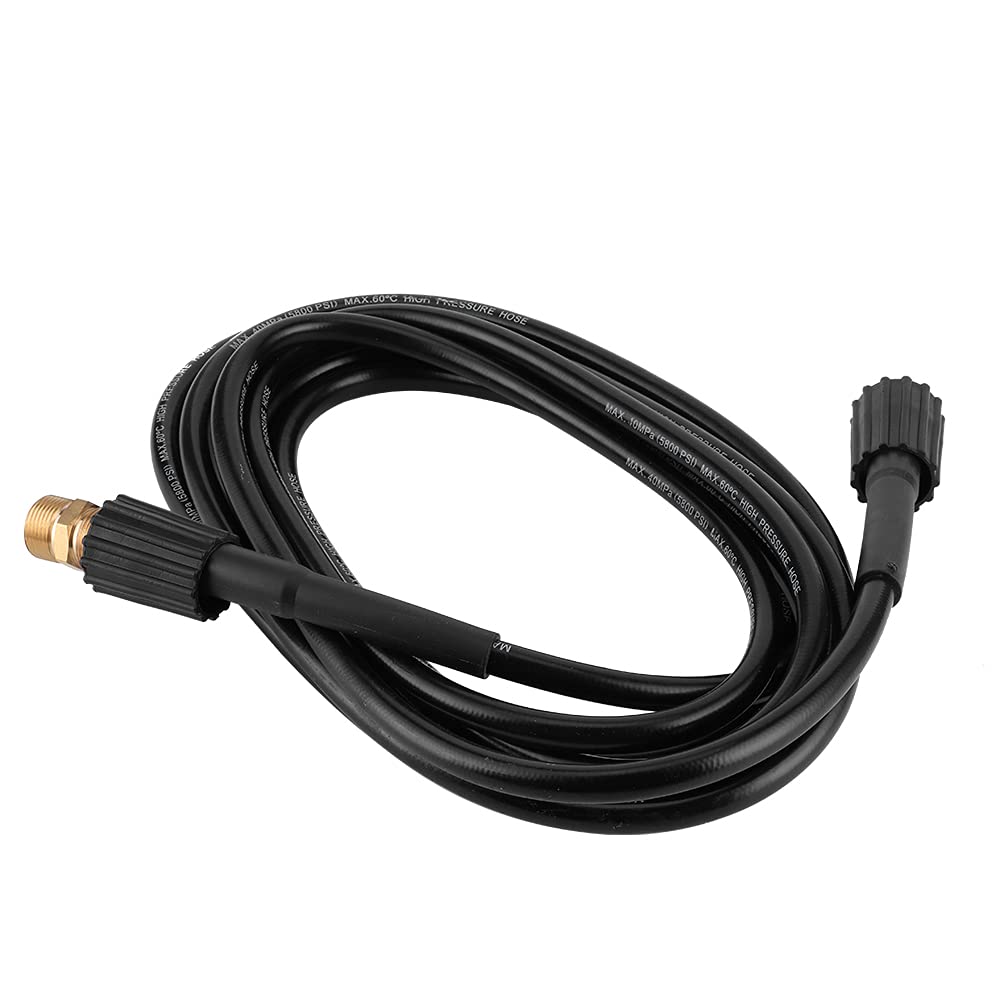 **5800PSI High Pressure Washer Hose - 8M Heavy Duty Extension Pipe for Power Cleaning, Sewer Drain & Outdoor Washing - Ideal for Driveways, Decks & Patios**