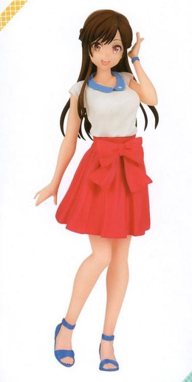 Banpresto Rent A Girlfriend Chizuru Mizuhara Anime Figure - Exhibition Version - Collectible PVC Statue for Anime Fans & Manga Lovers - Perfect for Display in Bedroom, Office, or Gaming Room Decor