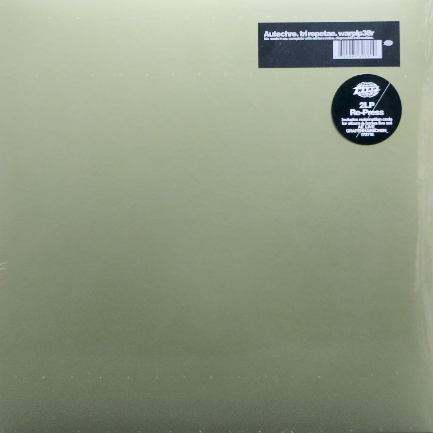 AUTECHRE 'Tri Repetae' Limited Edition Vinyl 2LP Record - Electronic Music Album for DJs & Collectors | Perfect for Home Listening & Music Production Studios