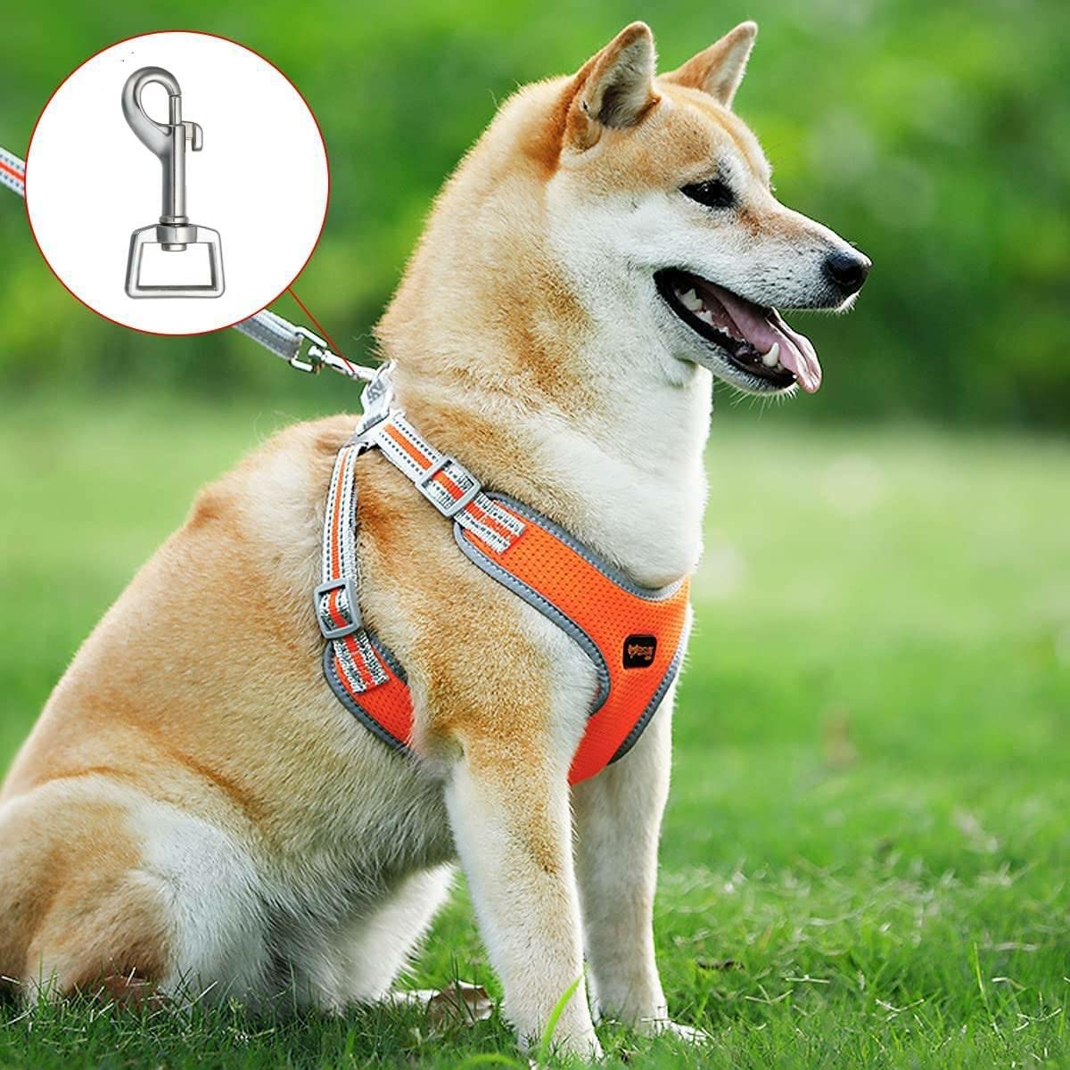 Heavy Duty Swivel Snap Hooks for Dog Leash - 15 Pack Durable Trigger Clips with Carabiner Clasp - Perfect for Pet Leashes, Keychains, Backpacks & Outdoor Gear Accessories