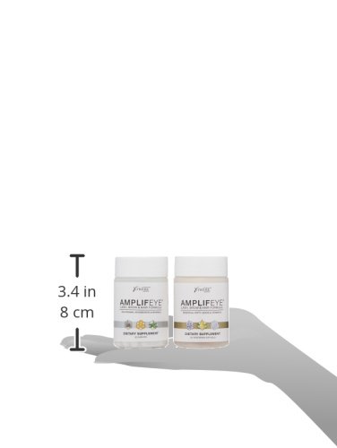 Xtreme Lashes Amplifeye Lash, Brow & Hair Growth Supplement - Vitamin Enriched Formula with Biotin & Natural Botanicals - 2 Pack (60 Capsules) for 30 Day Supply - Enhance Eyelashes, Eyebrows & Hair Health for Women & Men