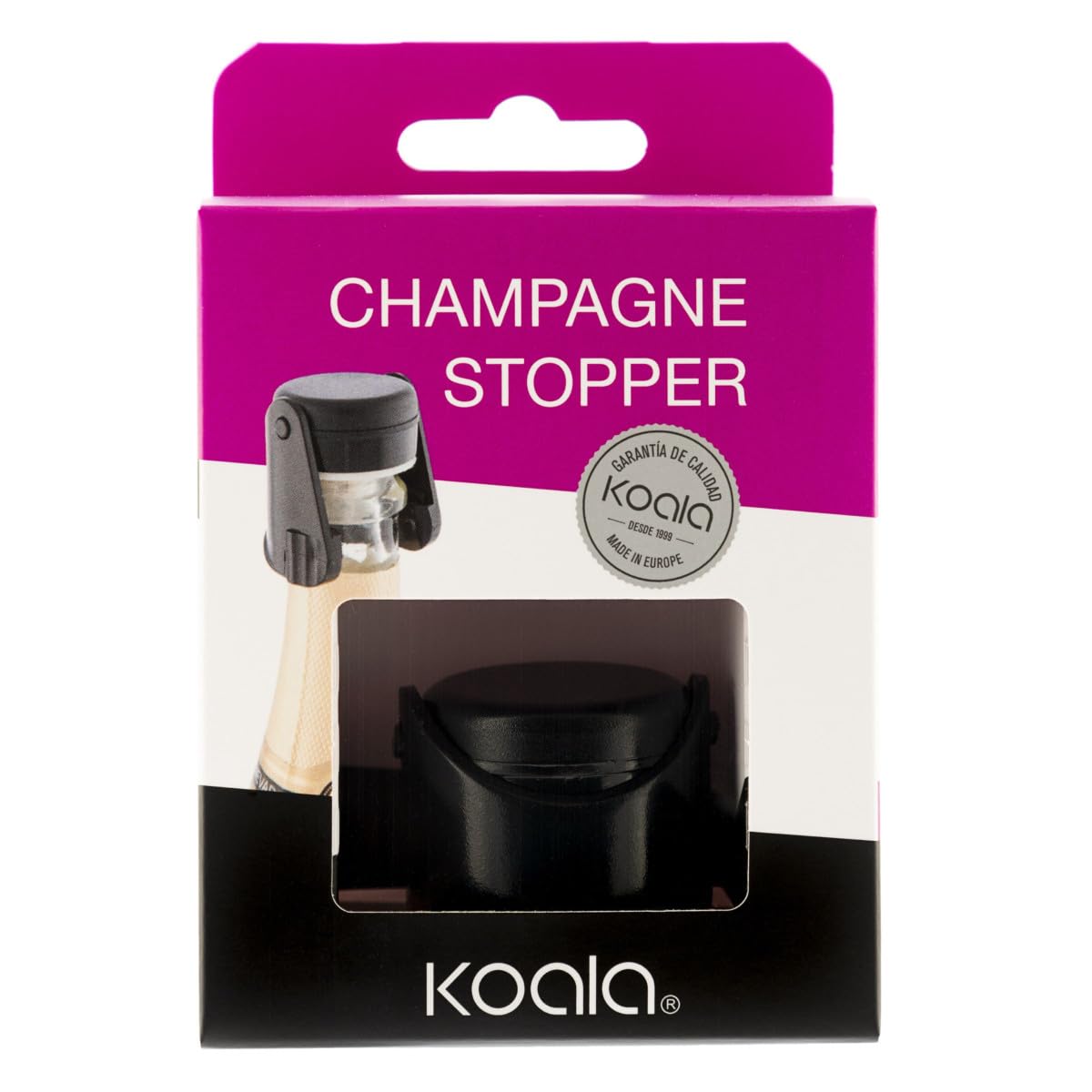 Premium Hermetic Champagne Stopper - Airtight Wine Bottle Sealer for Sparkling Wine & Champagne | Keep Bubbles Fresh for Days | Perfect for Parties, Weddings & Home Bars