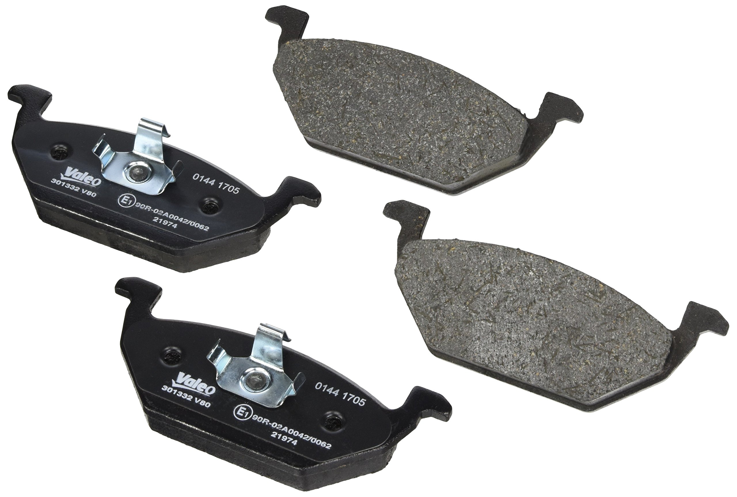VALEO 301332 Premium Disc Brake Pads Set of 4 - High Performance Brake Pads for Smooth & Safe Stopping - Perfect for Sedans, SUVs & Light Trucks - Ideal for City Driving & Highway Commuting