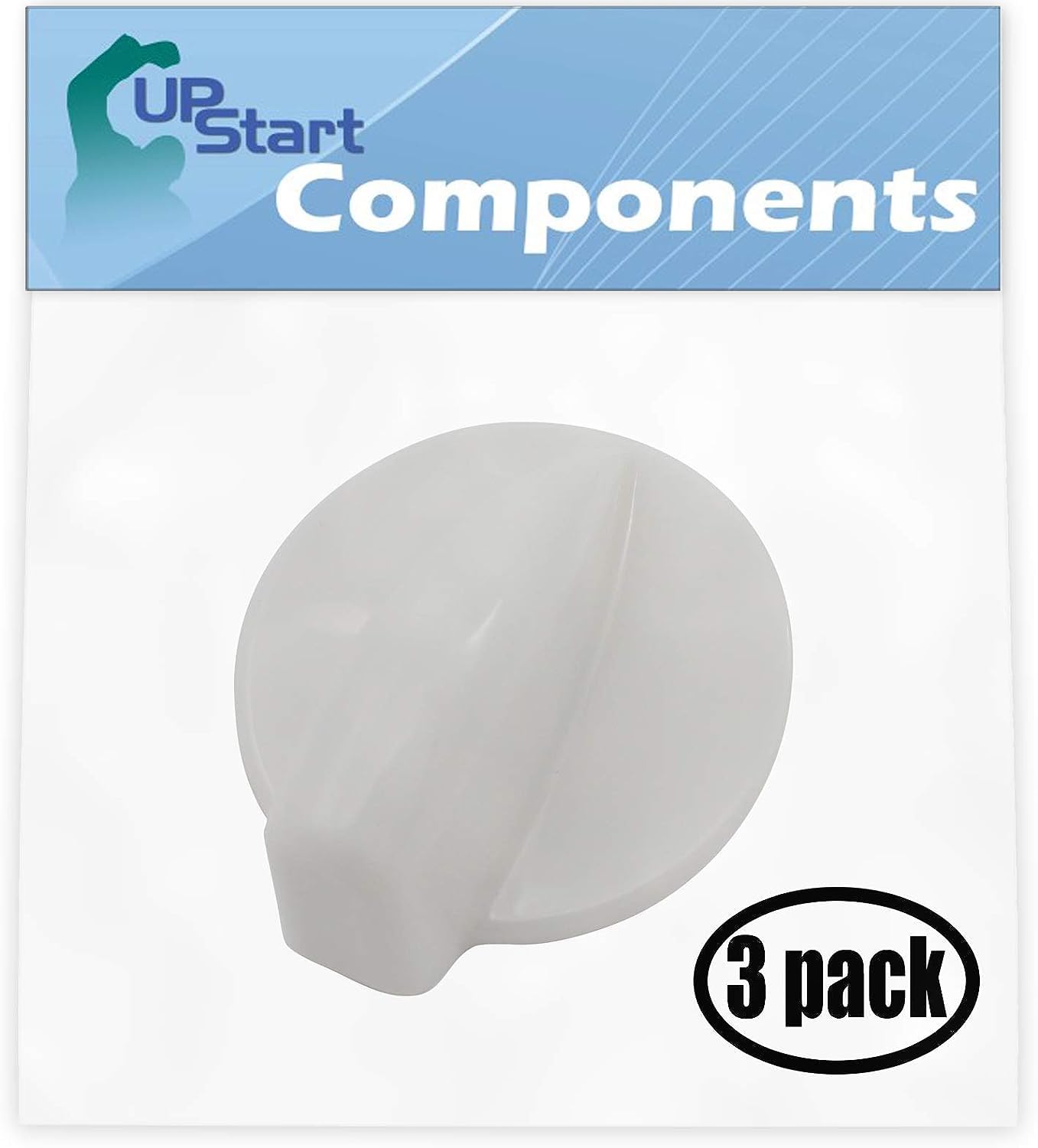 3 Pack Replacement Timer Knob WP8181859 Compatible with Whirlpool GHW9200LW Washer - Easy DIY Fix for Laundry Machine Control Panel (Perfect for Home Appliance Repair & Maintenance)