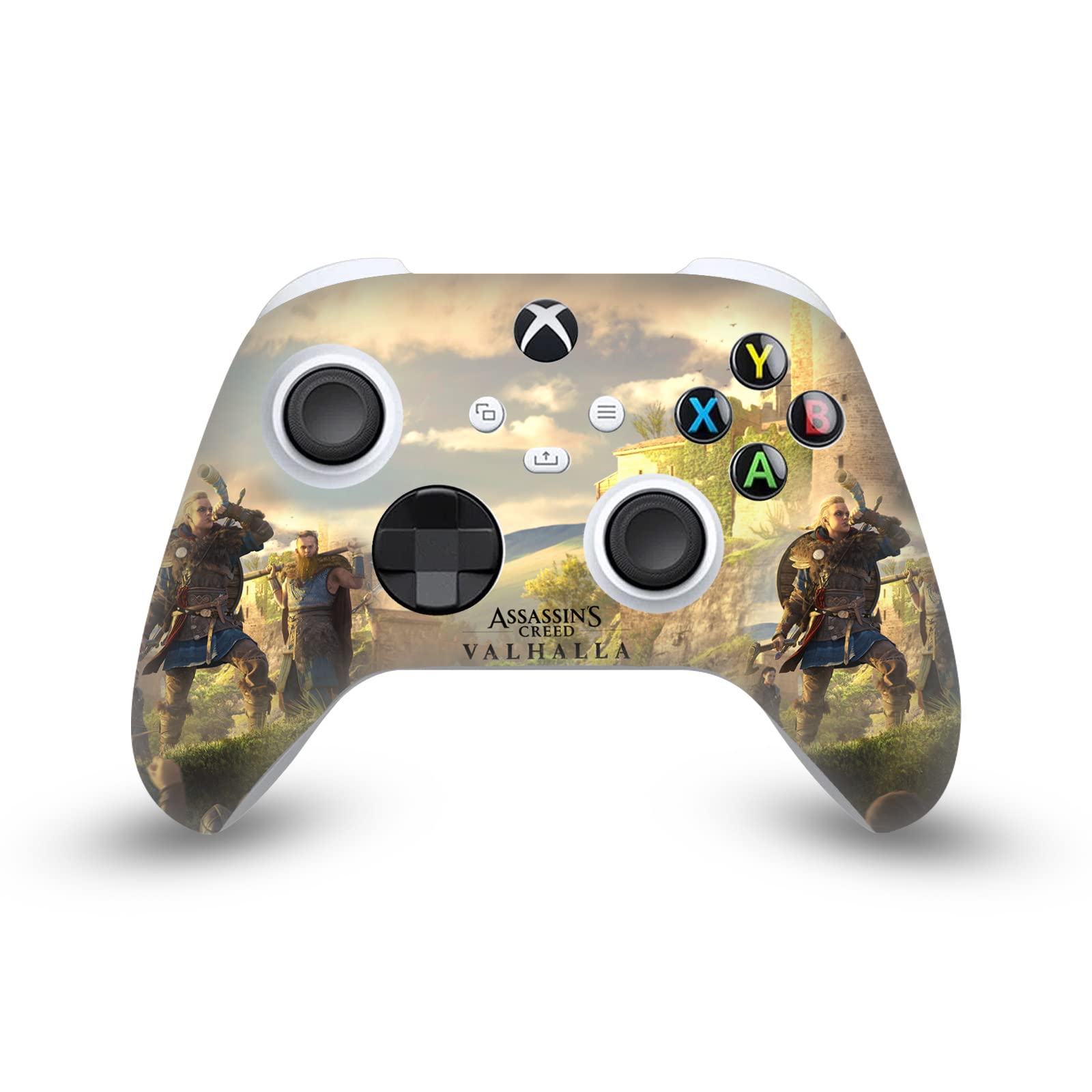 Officially Licensed Assassin's Creed Eivor Raid Leader Vinyl Sticker for Xbox Series X/S Controller - Gaming Skin Decal Cover - Perfect for Gamers & Collectors
