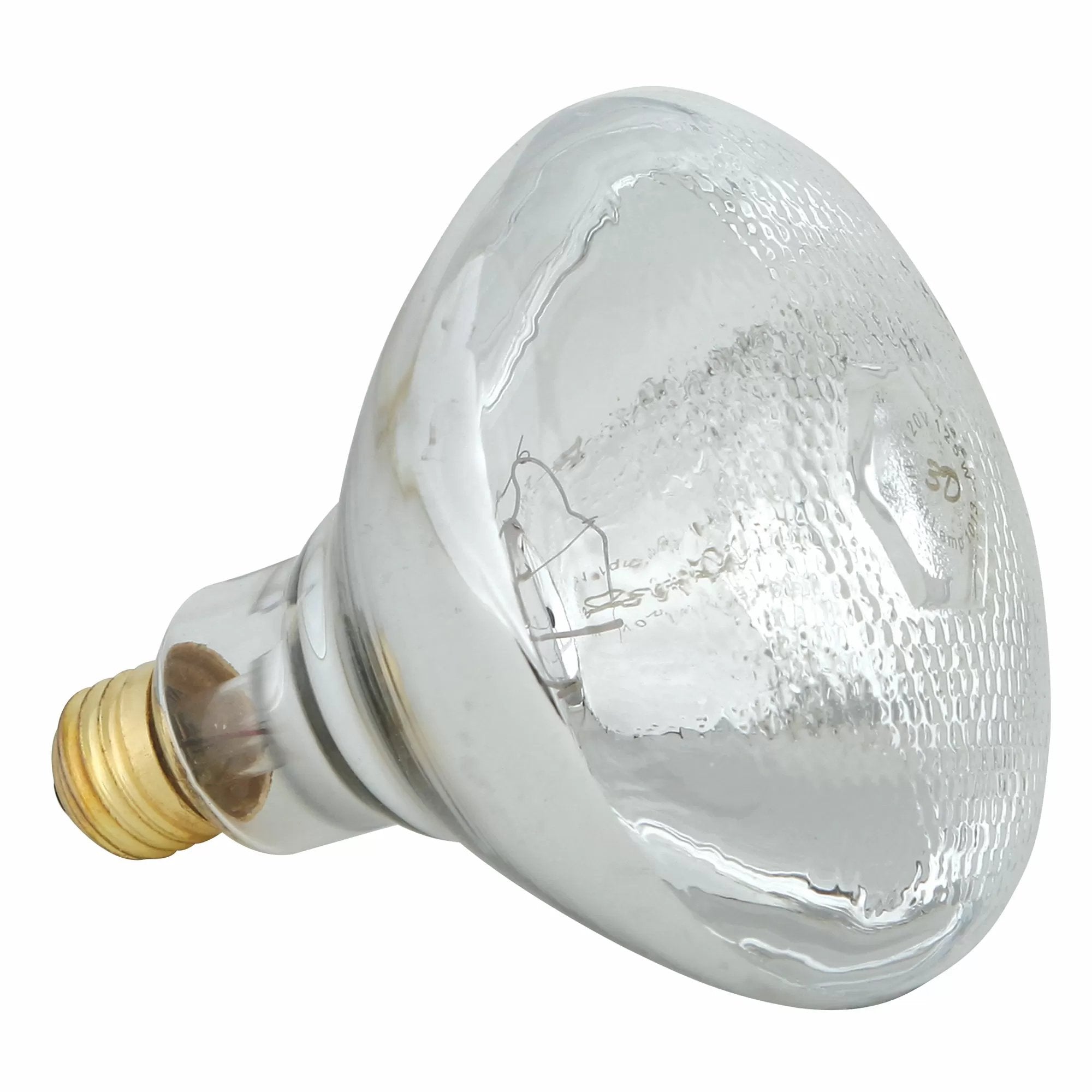 Dimpled Hard Glass Heat Bulb - High-Temperature Resistant Light Bulb for Reptile Terrariums, Incubators & Pet Heating