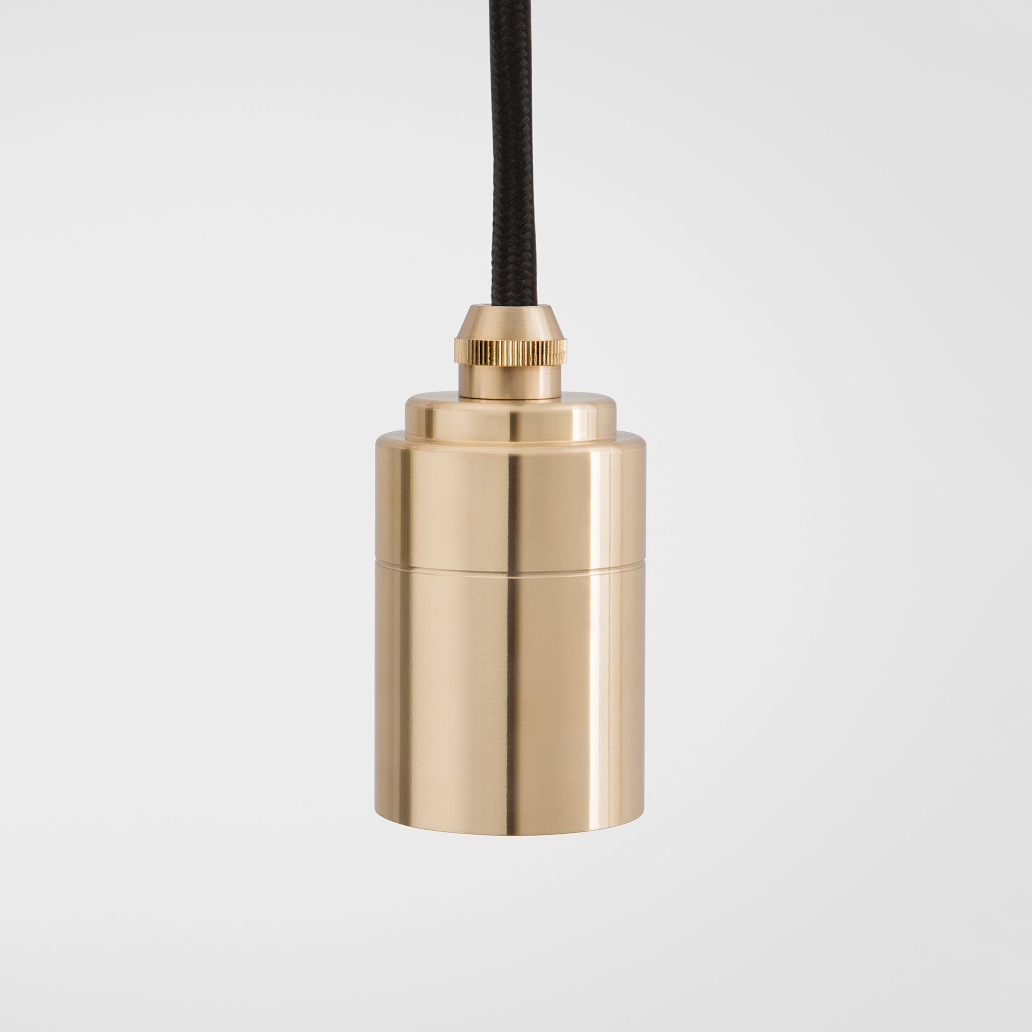 Noma Brass Pendant Light - Vintage Industrial Ceiling Fixture for Dining Room, Kitchen, or Bedroom Lighting