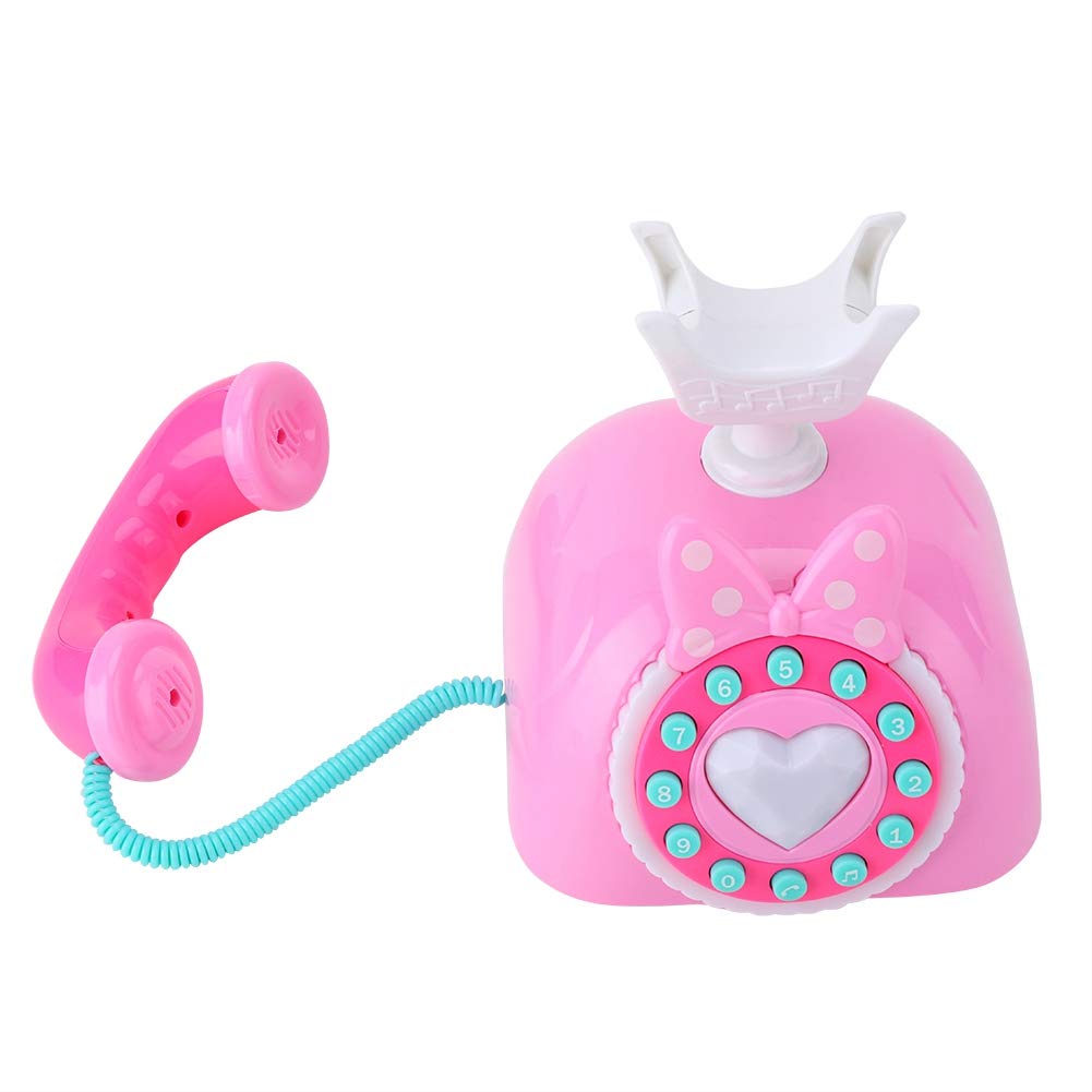 Bilingual Educational Baby Phone Toy - Interactive Music Learning Toy for Toddlers & Kids, Perfect Gift for Girls & Boys - Pink (Ideal for Home, Preschool & Early Childhood Development)