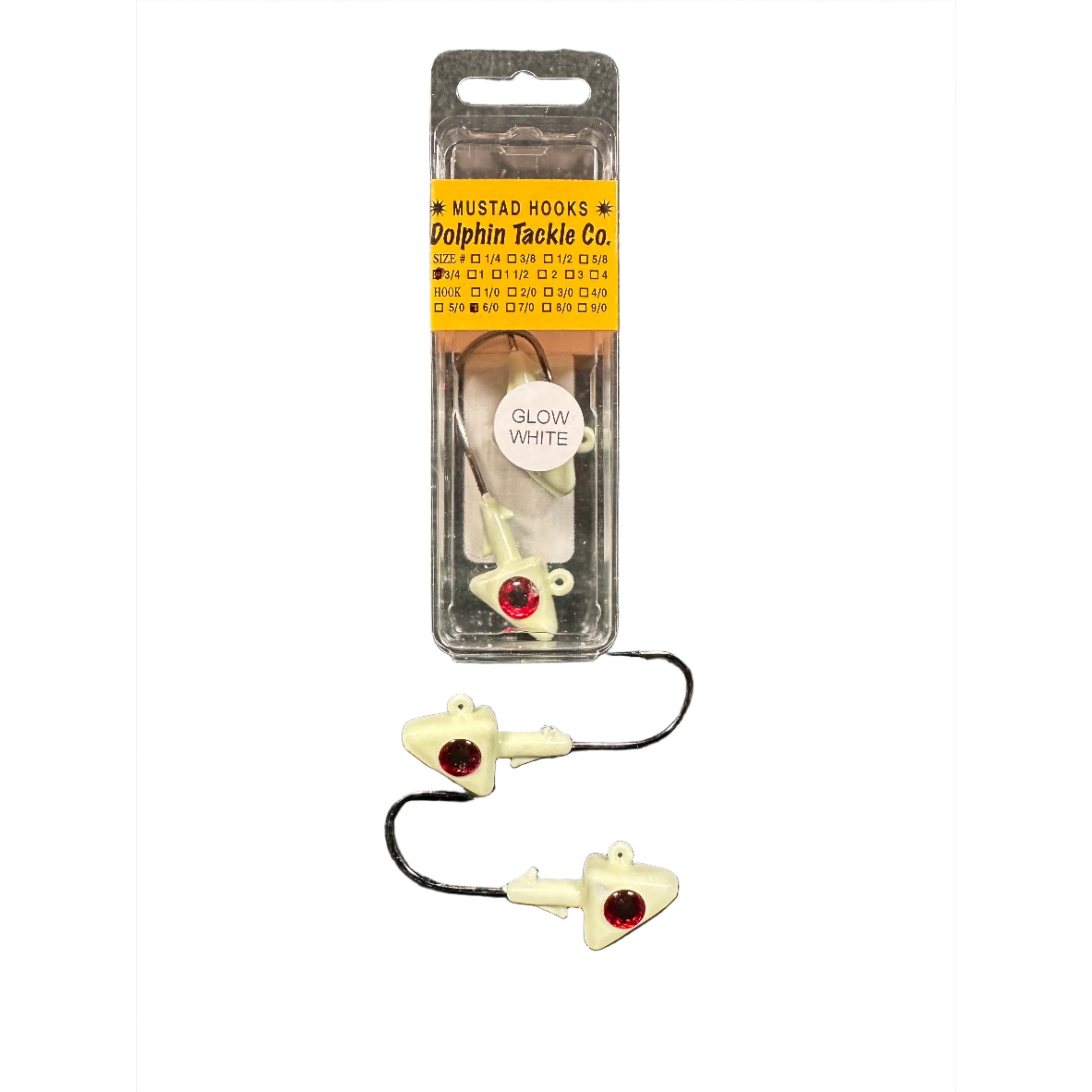 Dolphin Tackle Swimbait Head - Premium Fishing Lure for Bass, Walleye & Saltwater - Perfect for Freshwater & Saltwater Fishing