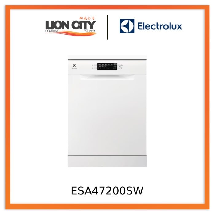 Electrolux ESA47220SW 60cm Freestanding Dishwasher - 13 Wash Programs, UltimateCare 300 Technology for Sparkling Clean Dishes | Perfect for Large Families & Dinner Parties