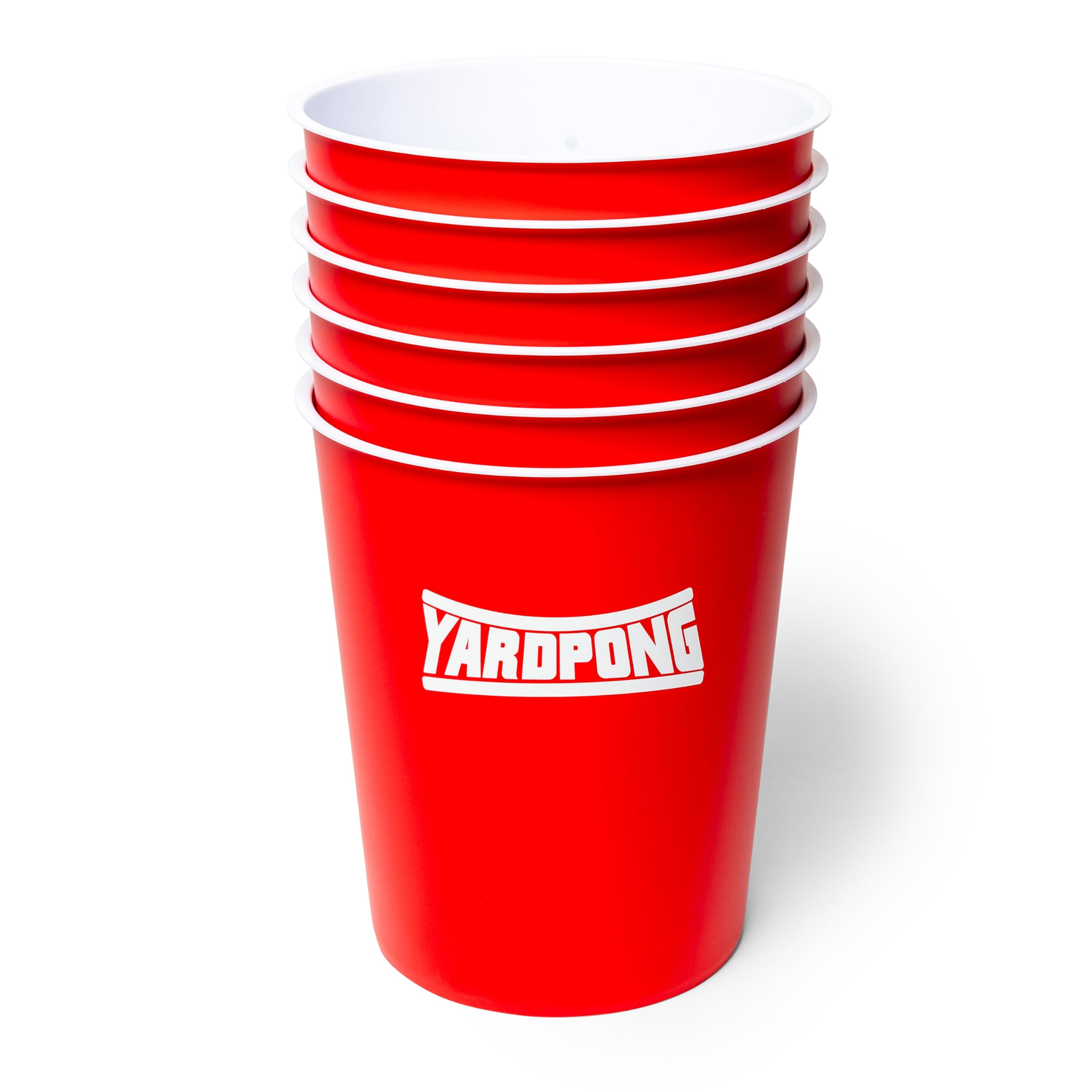Yard Pong & Basketball Game Set - 12 Durable Buckets, 2 Premium Basketballs, Carrying Bag & Air Pump - Outdoor Lawn, Backyard & Beach Party Games for Adults & Kids - Perfect for BBQs, Tailgating & Summer Gatherings