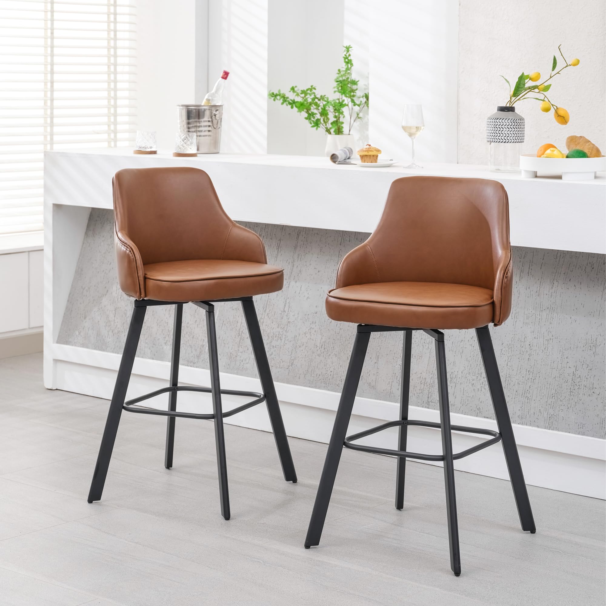 4 Pack Swivel Bar Stools 30