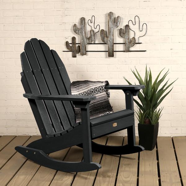 Premium Adirondack Rocking Chair - Solid Wood Outdoor Rocker for Patio, Garden & Porch - Comfortable & Durable for Relaxing, Reading & Enjoying Nature