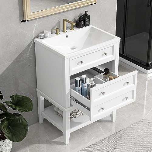 White(with Sink)
