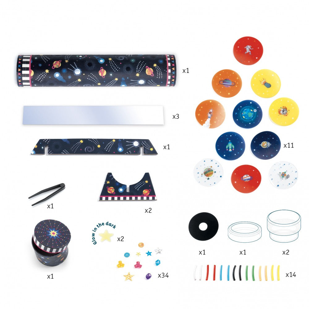 DIY Kaleidoscope Kit - Space Themed Craft for Kids | Creative STEM Toy for Science Learning & Sensory Play